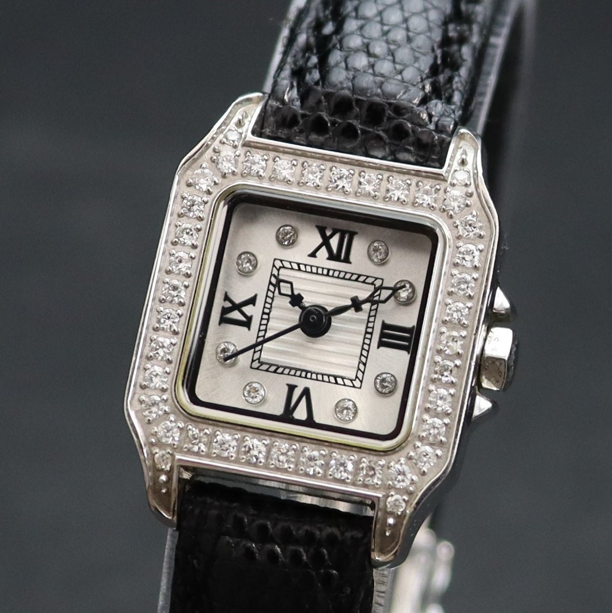 美品】Lunage ルナージュ 腕時計 AD-027 ダイヤ 0.60ct 