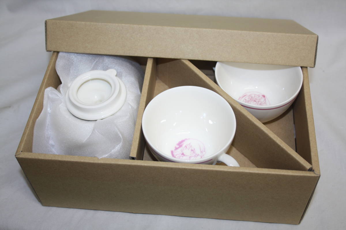 【未使用】【未使用】CAFE SOURIRE ティーセット カップ＆ソーサー ポット ゲームグッズ 通販限定商品の落札情報詳細 ヤフオク