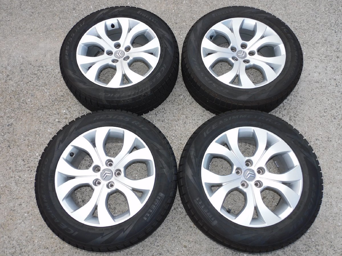 プジョーRCZ 純正アルミホイール＆スタッドレスタイヤ 19インチ 235