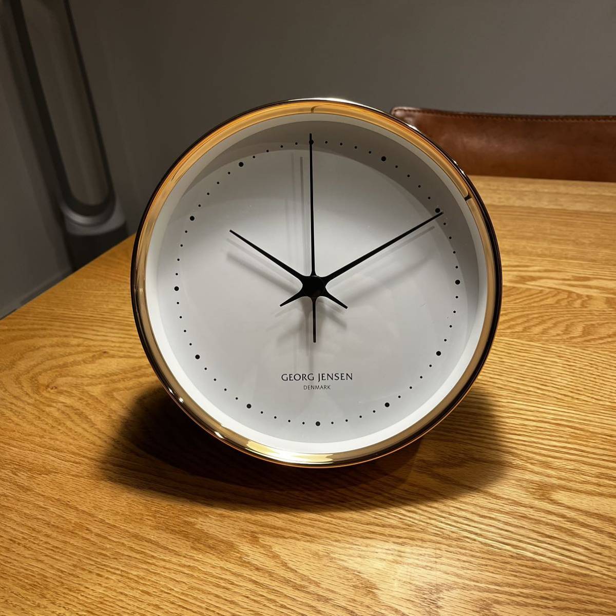 【目立った傷や汚れなし】【美品】ジョージジェンセン JENSEN 掛け時計 22cm 220mm Wall Clock