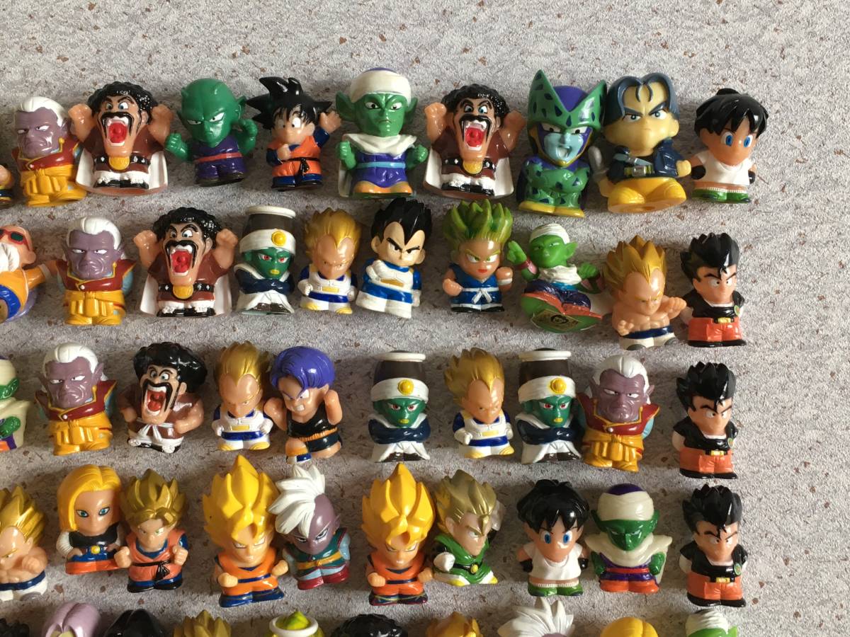 傷や汚れあり】当時物 ドラゴンボール ソフビコレクション 指人形