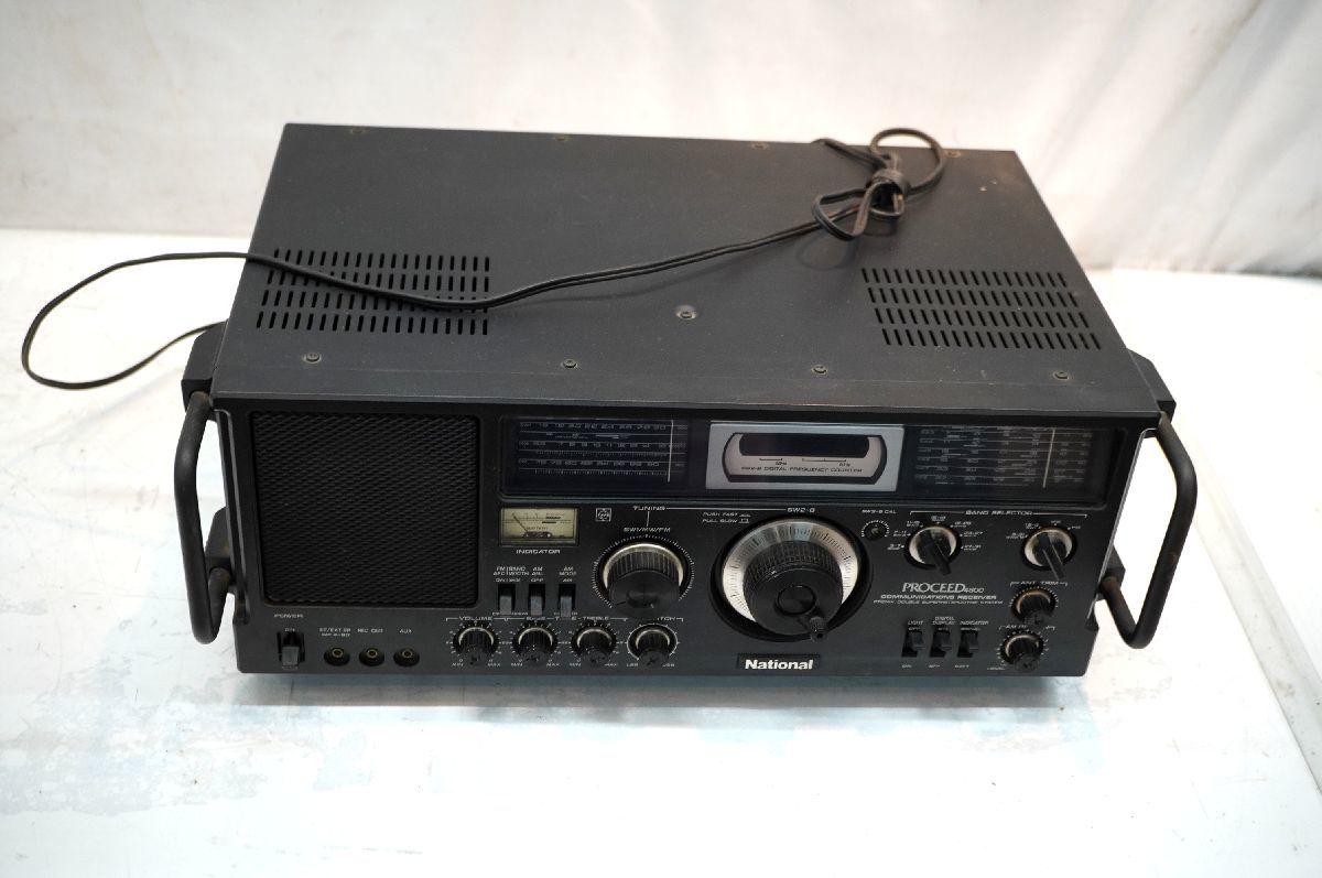 【傷や汚れあり】10121 National PROCEED 4800 ナショナルプロシード RJX4800 ラジオ 当時物