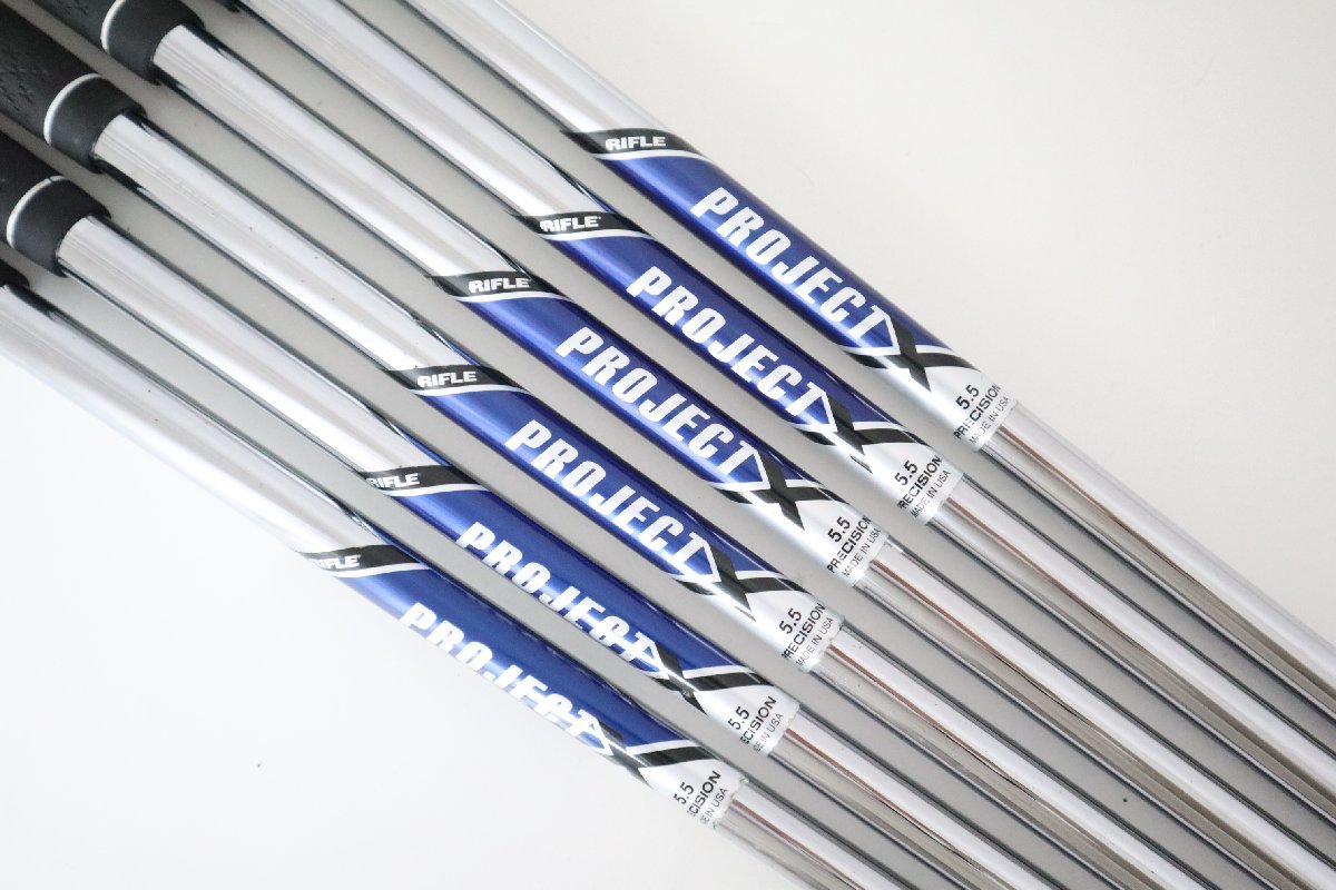 【傷や汚れあり】★アイアン用シャフトのみ★ PROJECT X 5.0 R+ 5I〜PW用 プロジェクトX プレシジョン 管理番号11107 ...