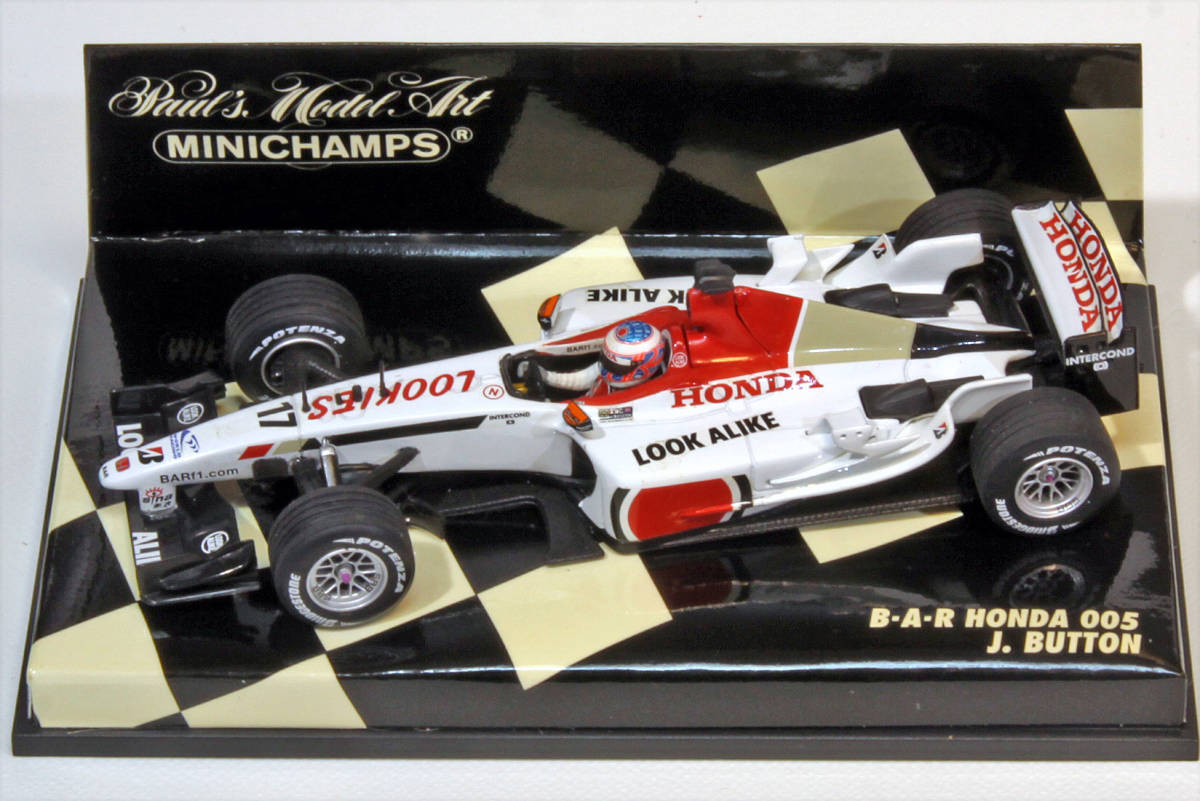 Minichamps 1/43 BAR Honda 005 Jenson Button GP France 2003 400030017