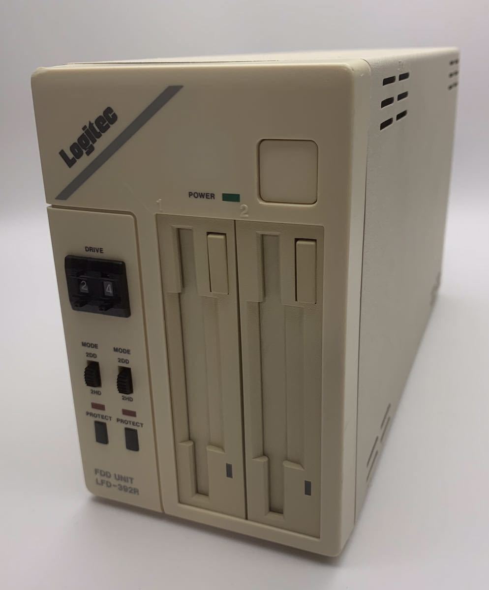 全体的に状態が悪い】☆Logitec /ロジテック LFD-392R フロッピー