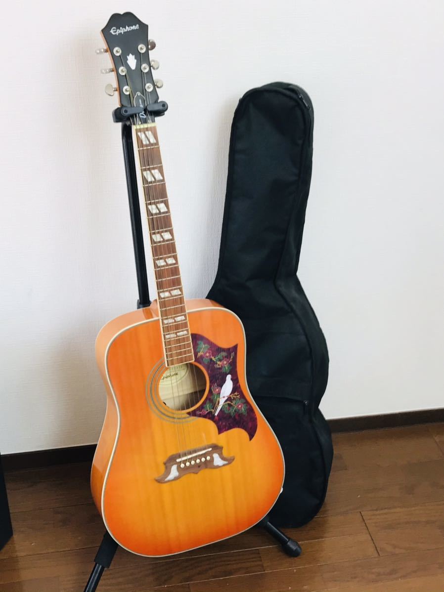 ☆通電・音出し エピフォン Epiphone PR-6E 渋い 虎杢 希少 ハード