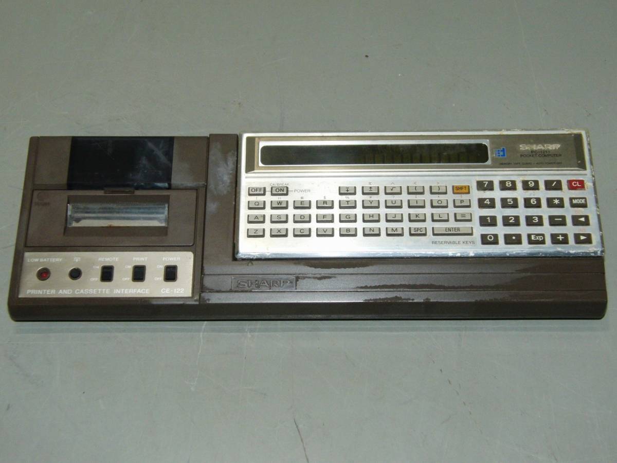 SHARP ポケコン PC-1600K/CE-1600F/CE-1600P 【公式通販】