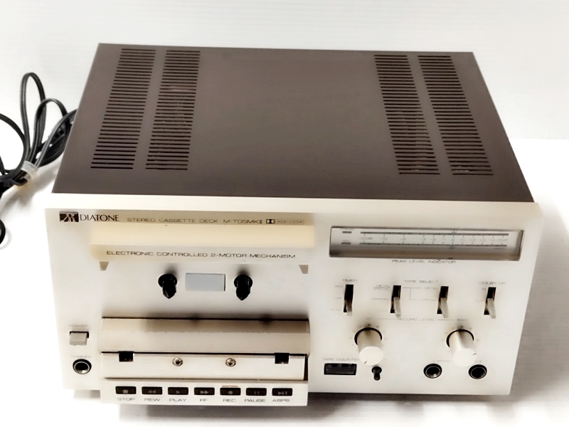ジャンク品。M-T05MKⅡ DIATONE ダイヤトーン カセットデッキ M-T