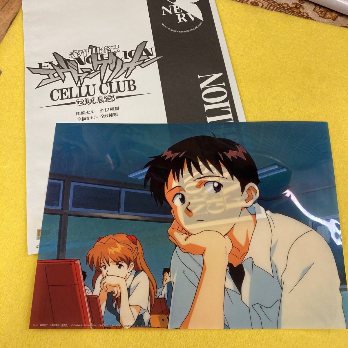 エヴァンゲリオン セル倶楽部 限定 手描きセル画 渚カヲル 【公式通販】