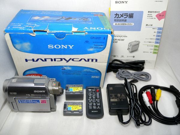 再生ダビングOK　SONY　DCR-HC40　付属品あり　MiniDV 再生ダビングOK SONY DCR-HC40 付属品あり MiniDV 美品 再生
