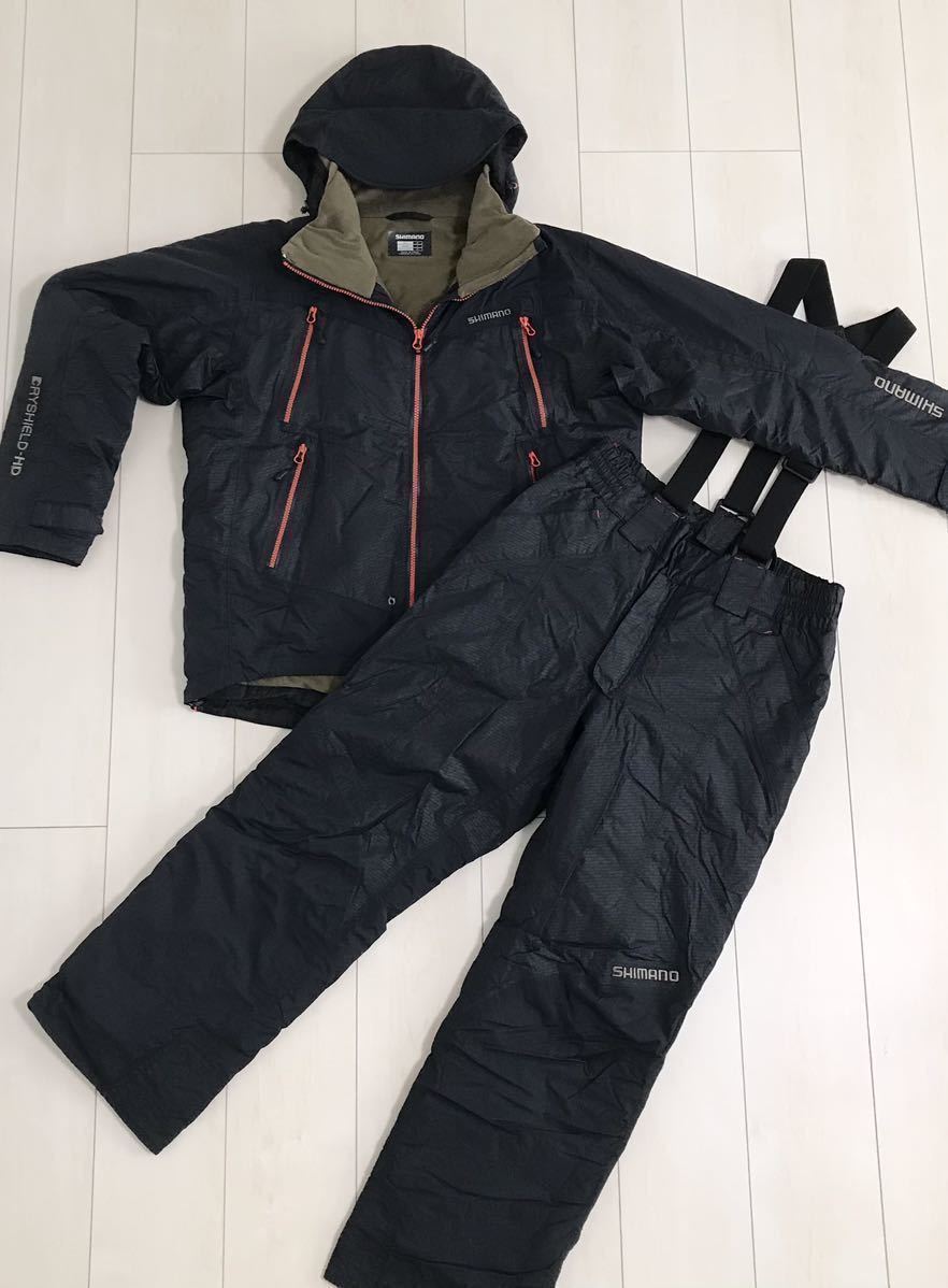 SHIMANO 】ドライシールドウォームスーツ 防寒着 寒い時期でも暖かい冬