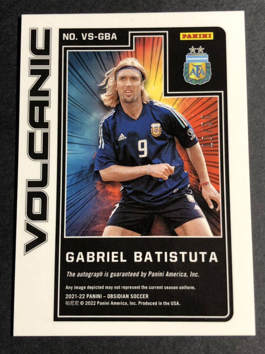 レア！BATISTUTA CRESPO バティストゥータ デュアル 直筆サイン