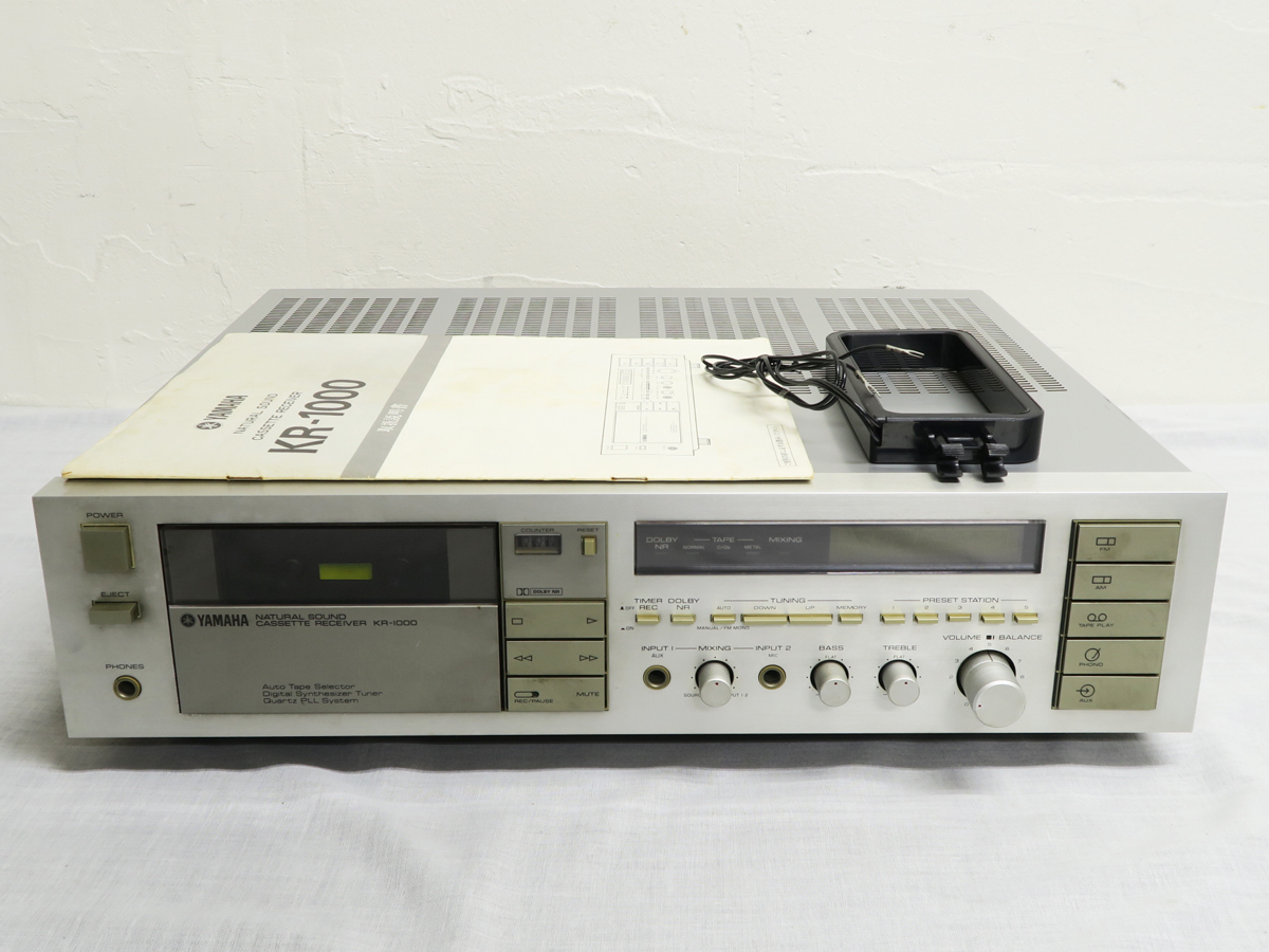yamaha kr-1000 カセットデッキ ジャンク yamaha kr-1000 カセットデッキ ジャンク （当時物☆1982年11月