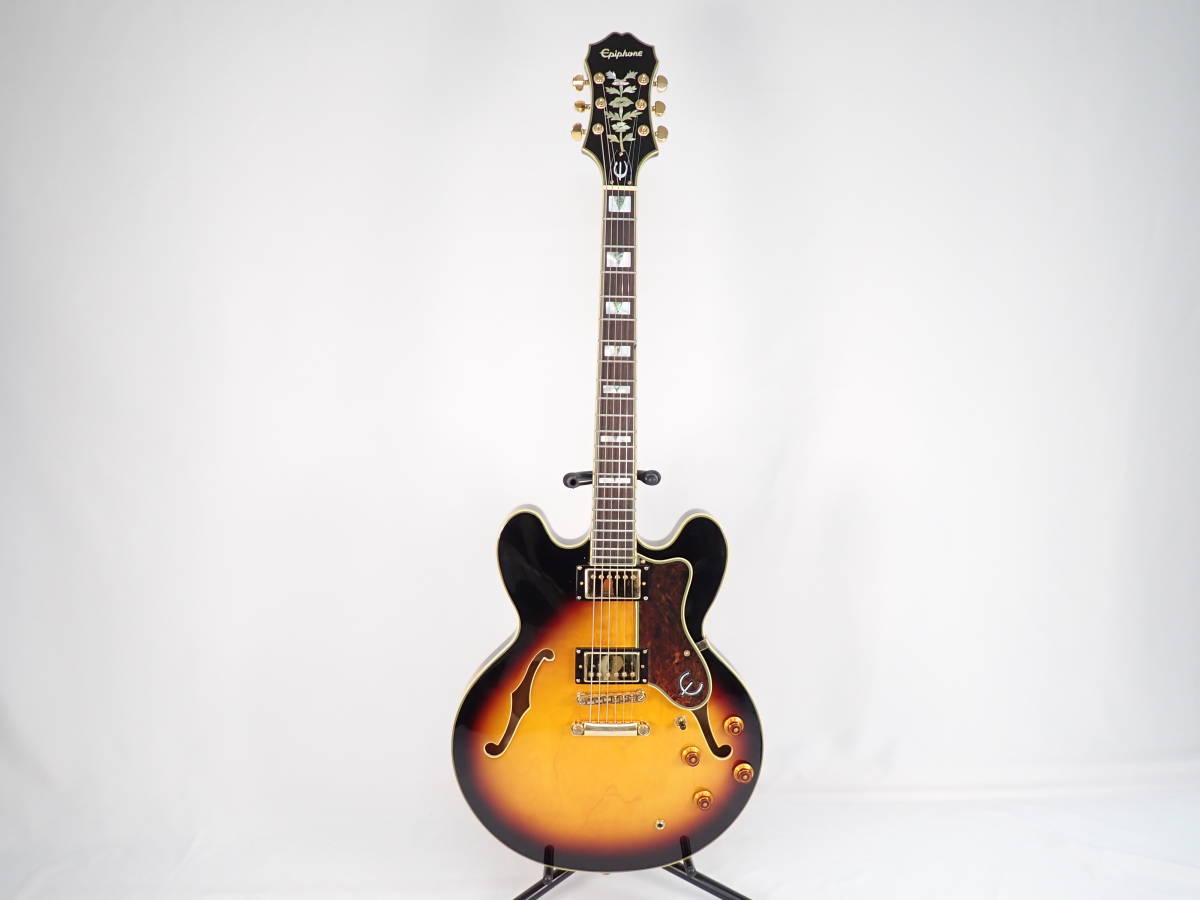 動画あり】Epiphone Sheraton 1983年製 セミアコ やや傷や汚れあり