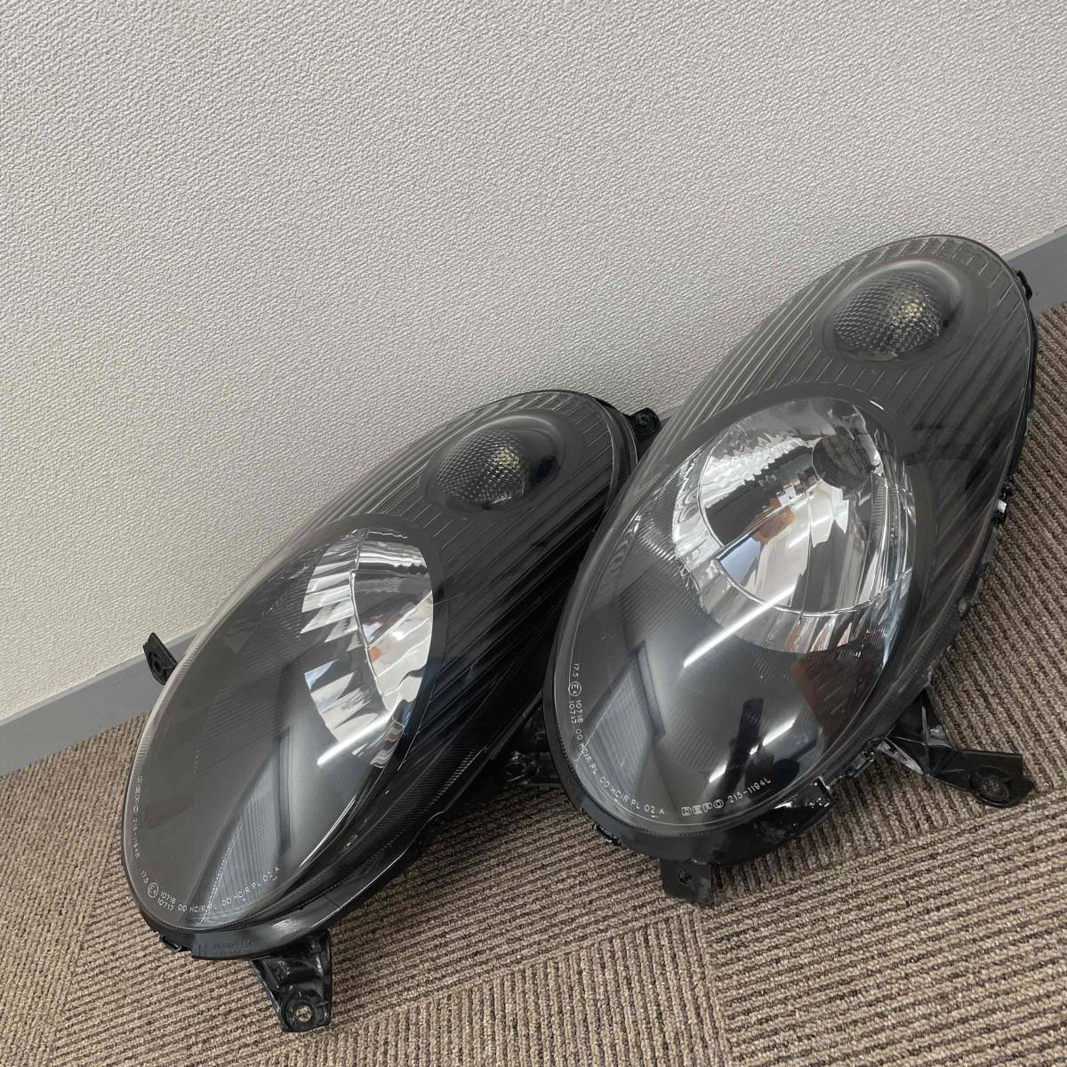 やや傷や汚れあり】【美品】DEPO K12 マーチ ヘッドライト ブラック 