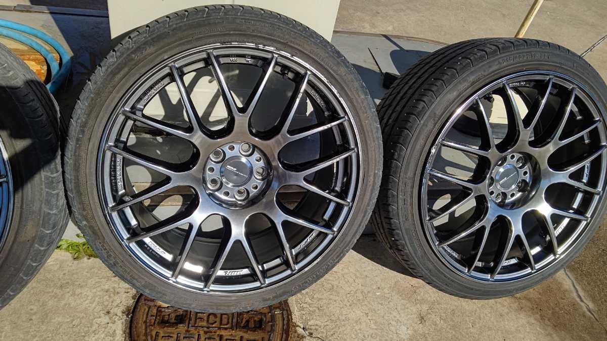 ワーク WORK シュバート 5H pcd100 ウィッシュ 4本セット 19