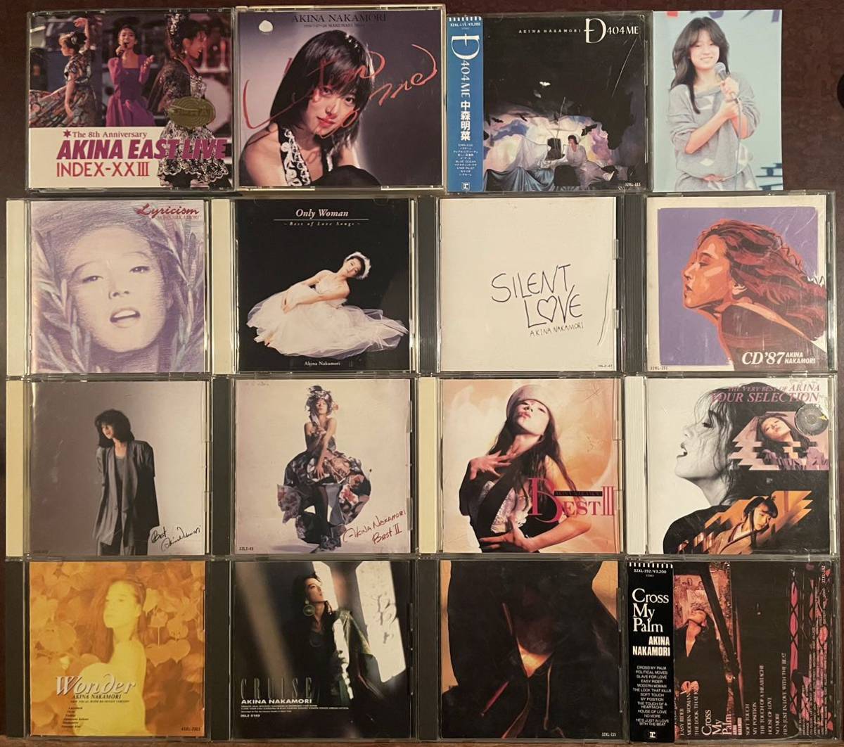 中森明菜ポスター(56)  アルバム  クロスマイパーム  B1  宣伝告知 Cross My Palm / クロス・マイ・パーム/AKINA NAKAMORI/中森明菜