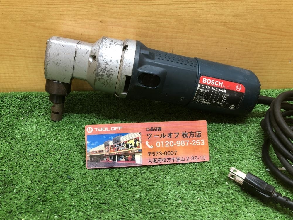 BOSCH ニブラ 1530 コード式 鉄板切断機 板金 電気工事 ダクト工事 BOSCH ニブラ 1530 コード式 鉄板切断機 板金 電気工事 ダクト工事