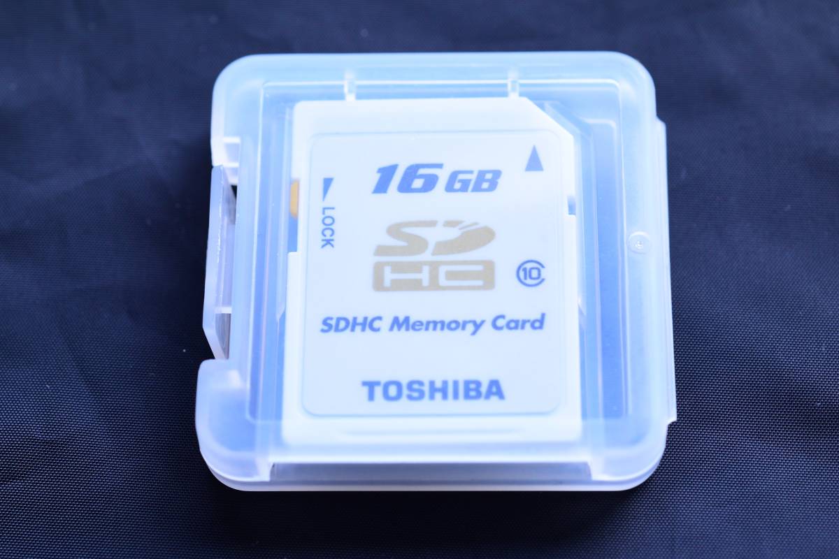 【未使用】東芝 Toshiba SDHCカード 16GB CLASS10 SDE016GX SLC 白芝 ドライブレコーダー