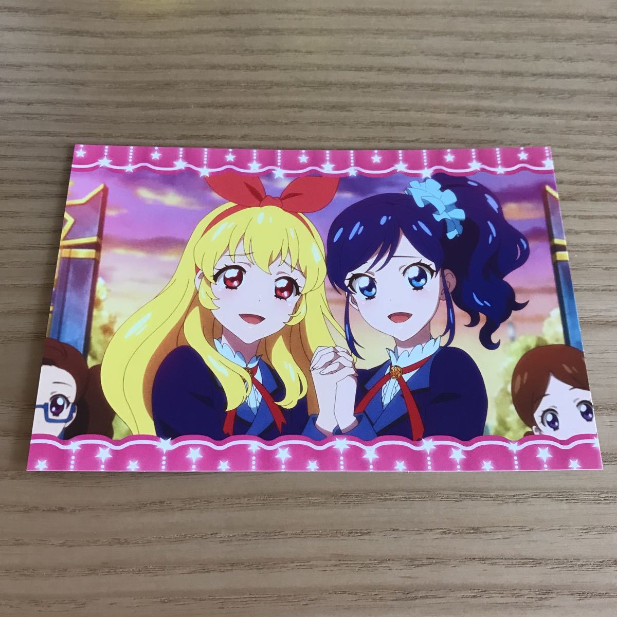 アイカツ オフィシャル カード ケース ピンク 星宮 いちご 霧矢 あおい 初期 アイカツ オフィシャル カード ケース ピンク 星宮 いちご 霧矢