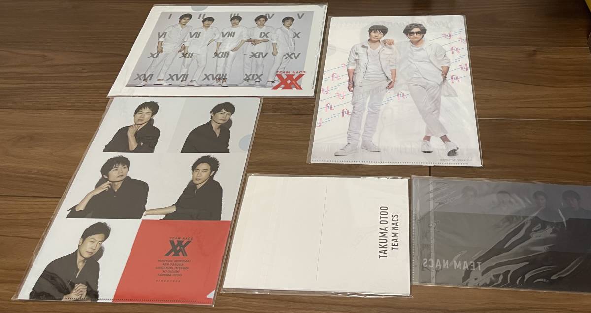 チームナックス クリアファイルセット 未使用TEAM NACS クリア