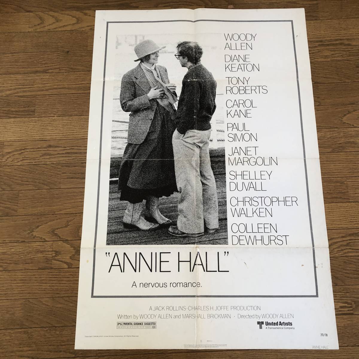 アニー・ホール　USオリジナル映画ポスター US版ポスター『アニー・ホール』（Annie Hall）☆ウディ・アレン