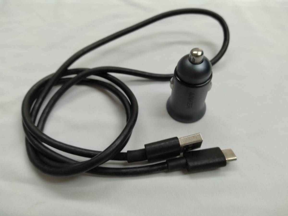 【傷や汚れあり】 アンカー Anker PowerDrive 2 Alloy カーチャージャー・充電器 A2727 社外 USB Type