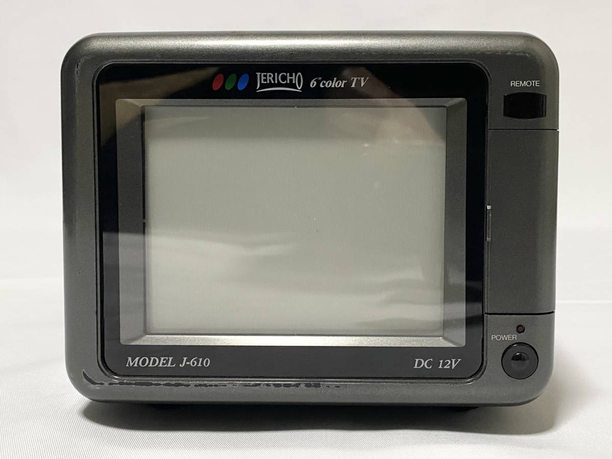 希少　JERICHO MODEL J-610　6インチ　ブラウン管　カラーテレビ Yahoo!オークション - JERICHO J-610 ポータブルブラウン管テレビ ジャ