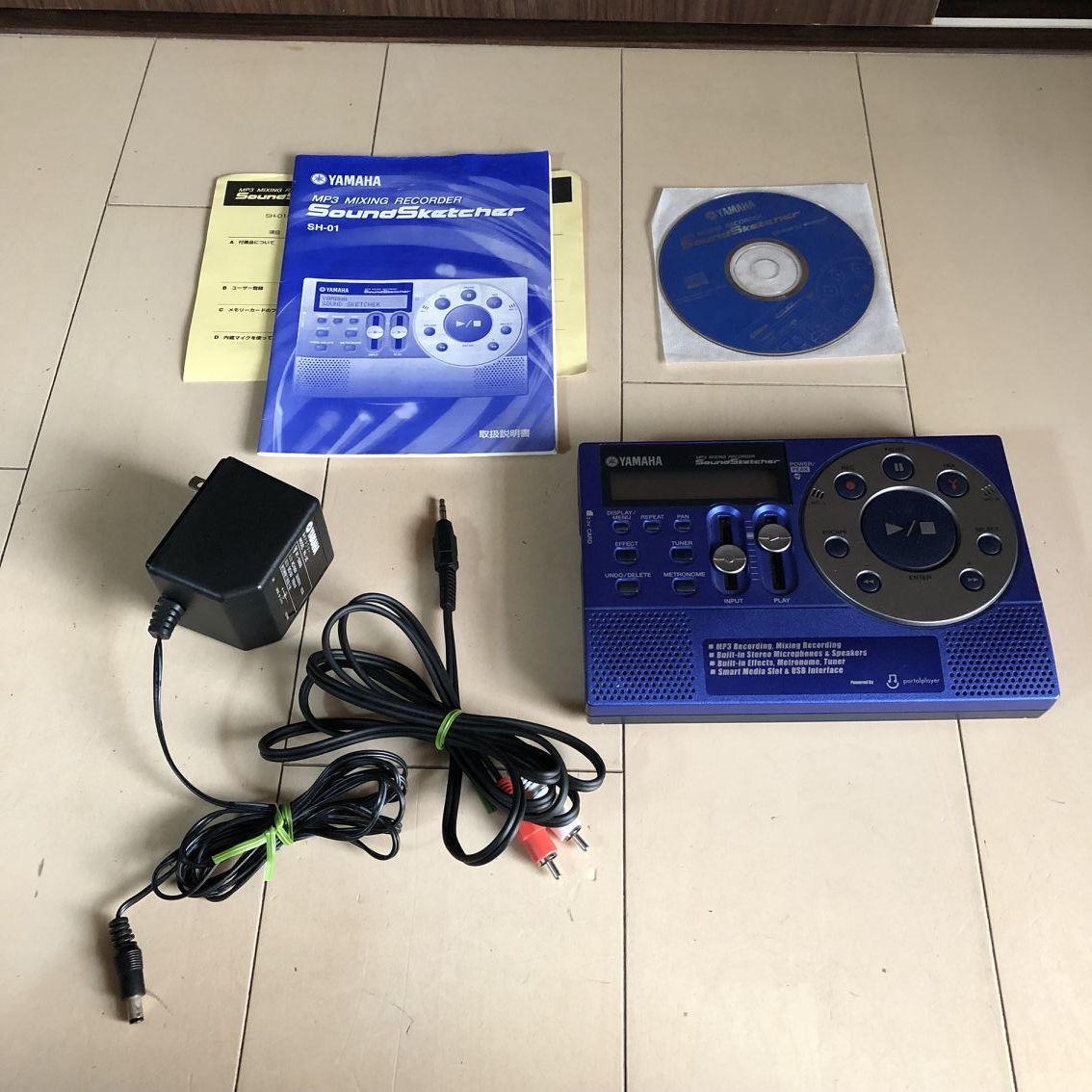 【やや傷や汚れあり】YAMAHA SOUND SKETCHER SH01 MP3レコーダー 通電確認済の落札情報詳細 ヤフオク落札価格