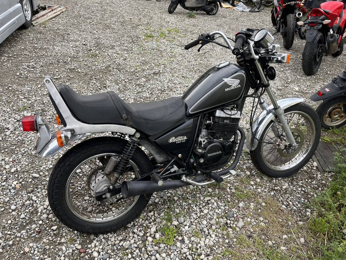傷や汚れあり】CBX125カスタム ジャメリカン インマニ交換済 軽整備済
