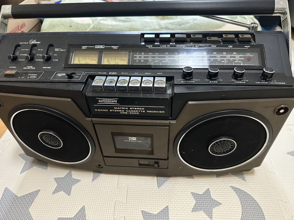 ◇名機・希少 マランツ CRS-7000 marantz ラジカセ スーパー