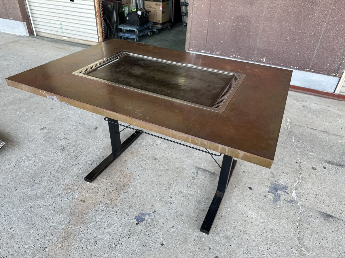 鉄板テーブル LPガス用 お店やご自宅、BBQなどに！