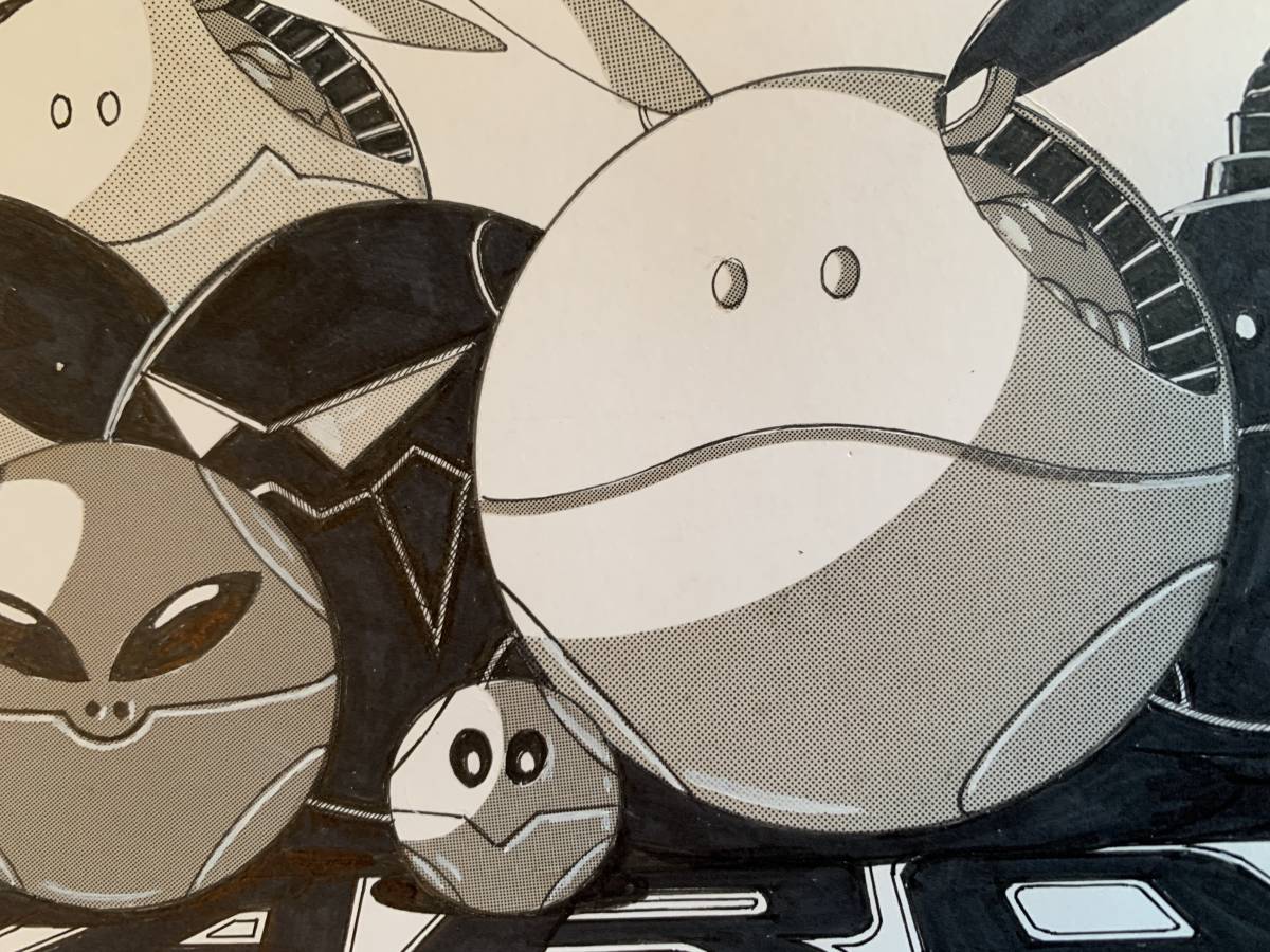 直筆原画 大河原邦男 「機動戦士ガンダム タグ ハロ バリエーション」