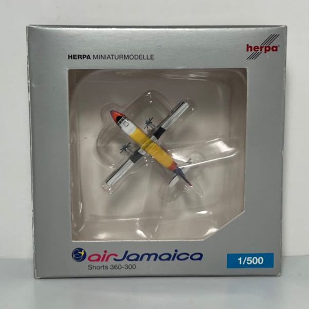 目立った傷や汚れなし】herpa ヘルパ 515603 1/500 エア・ジャマイカ