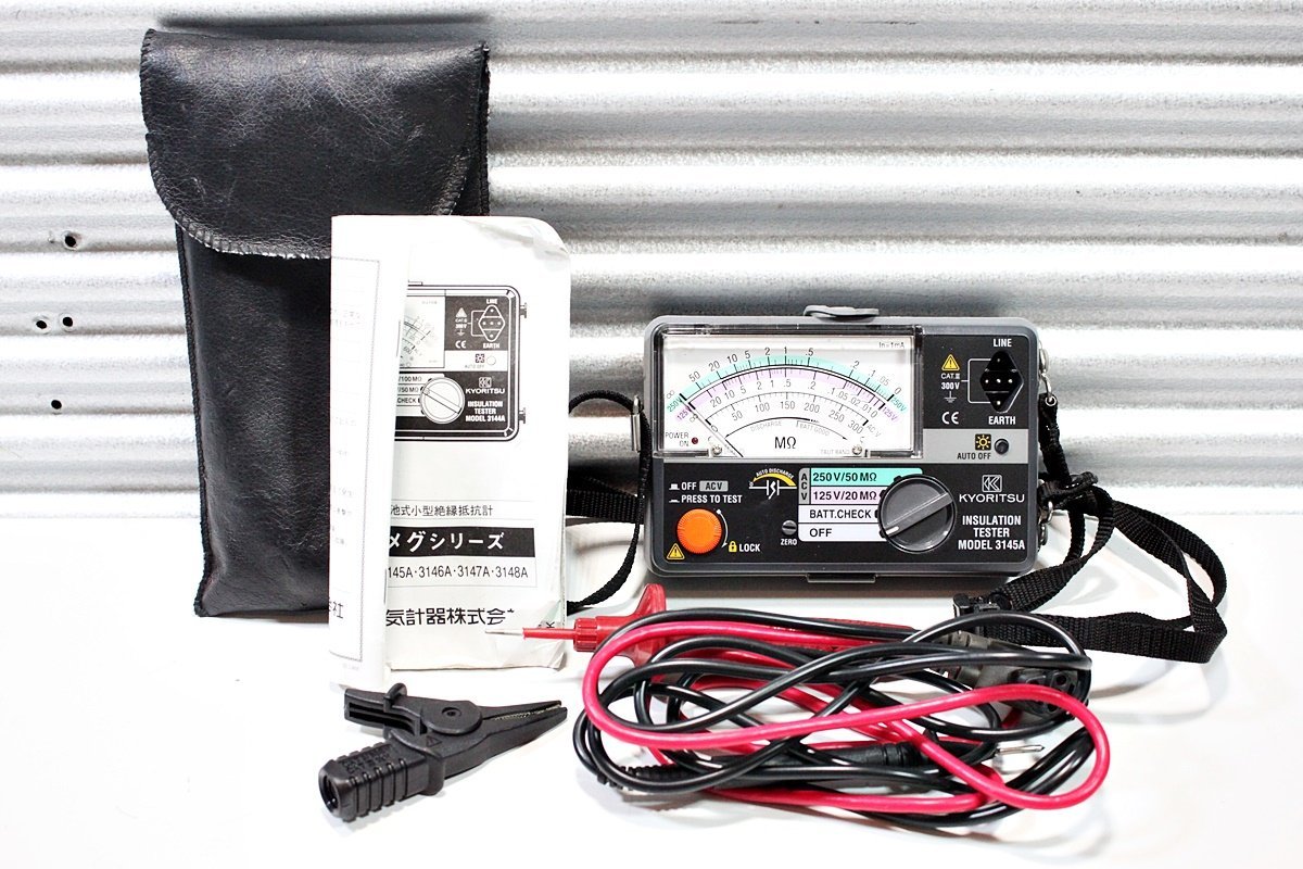 共立電気計器 (KYORITSU) 絶縁抵抗計 3148A MODEL 3148A｜絶縁抵抗計｜製品情報｜共立電気計器株式会社