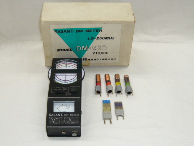 ディップメーターDM-250 Yahoo!オークション - サガ電子 ディップメーター DM-250 1.5MHz
