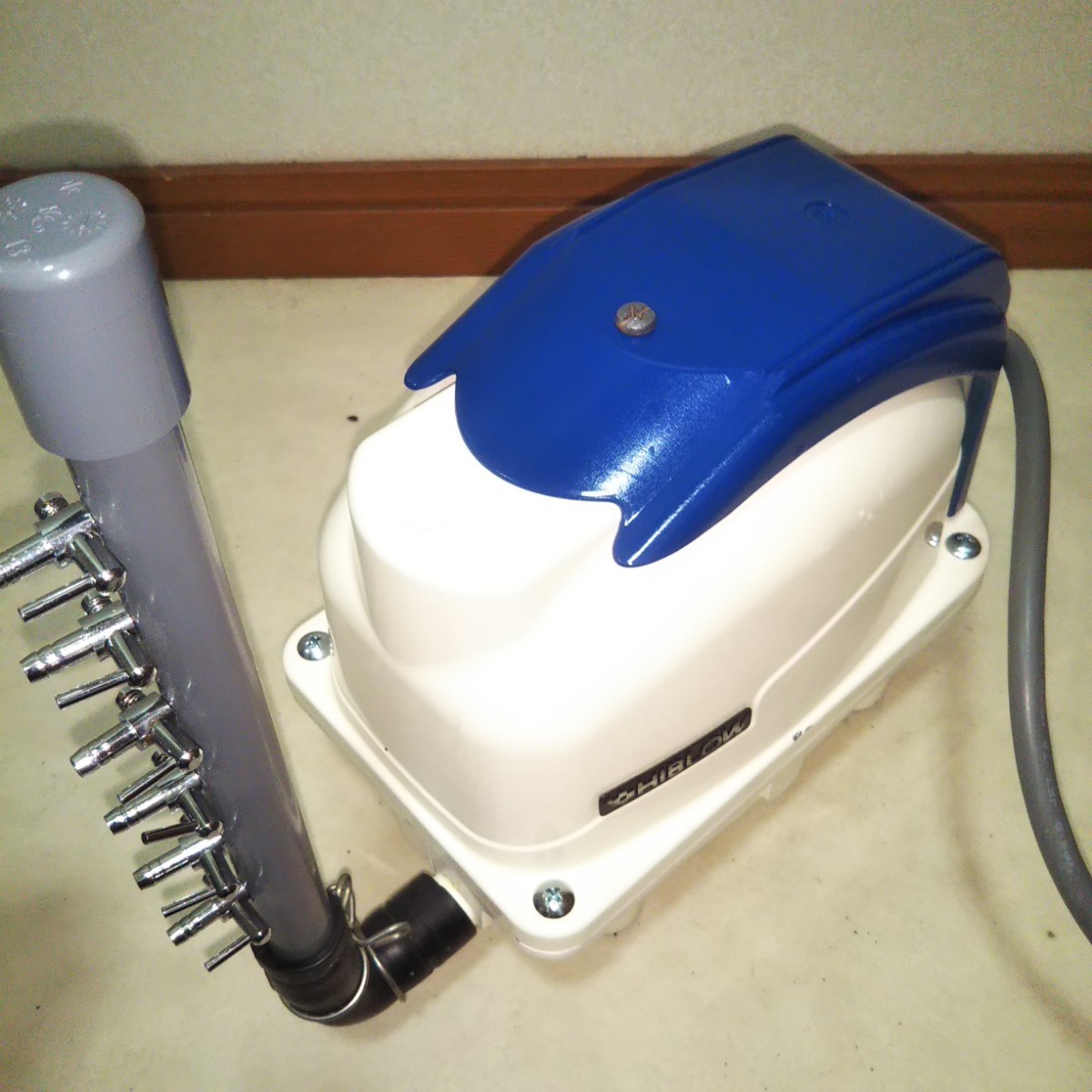 浄化槽 ブロワ エアポンプ 6連コック付 安永エアーポンプ LP-60EN 安永