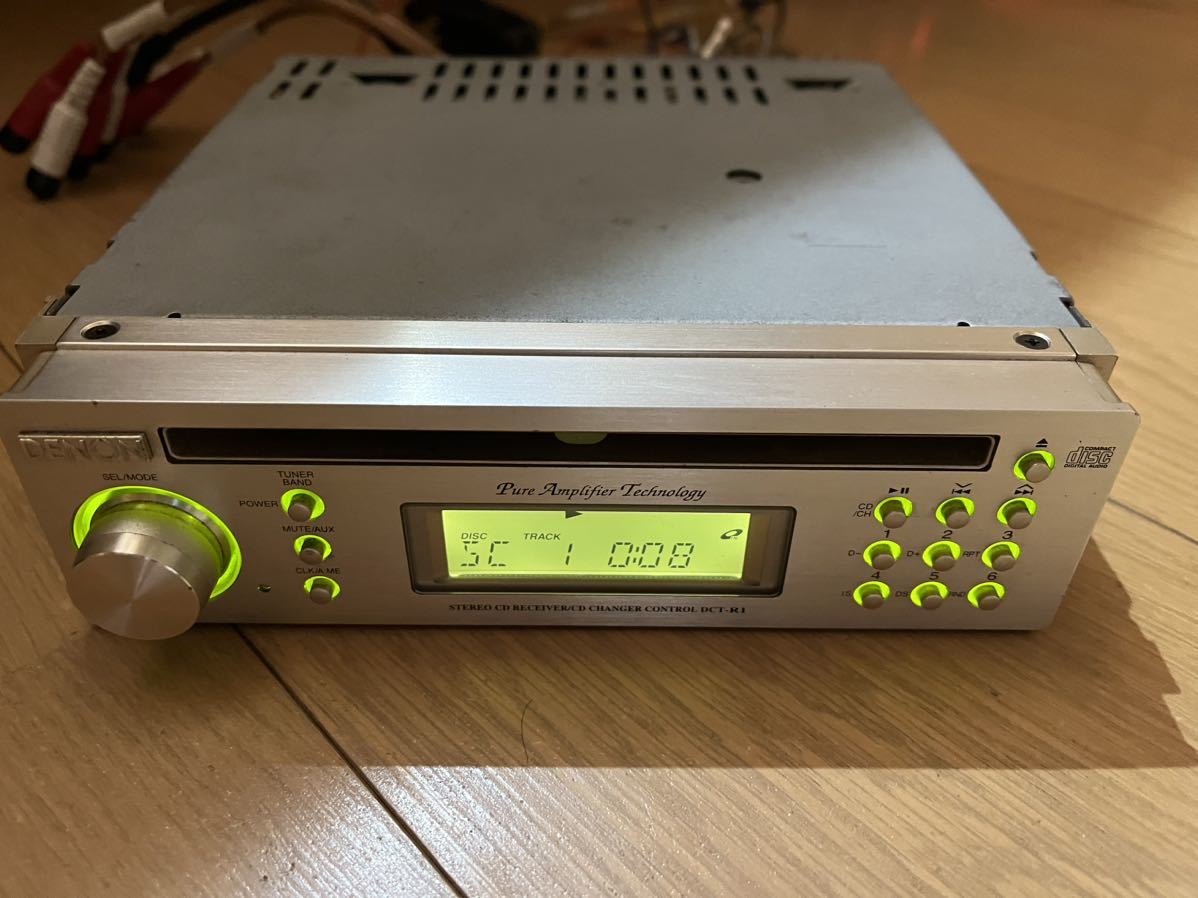 送料無料 店舗 DENON デノン DCT-R1 クロック交換OH チューニング済み カーオーディオ