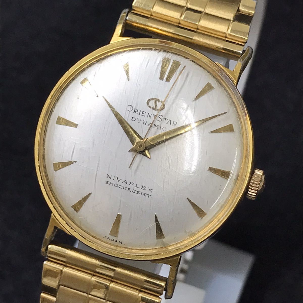 1124-5 14K GOLD FILLED 金ゴールド オリエント 腕時計 やや傷や