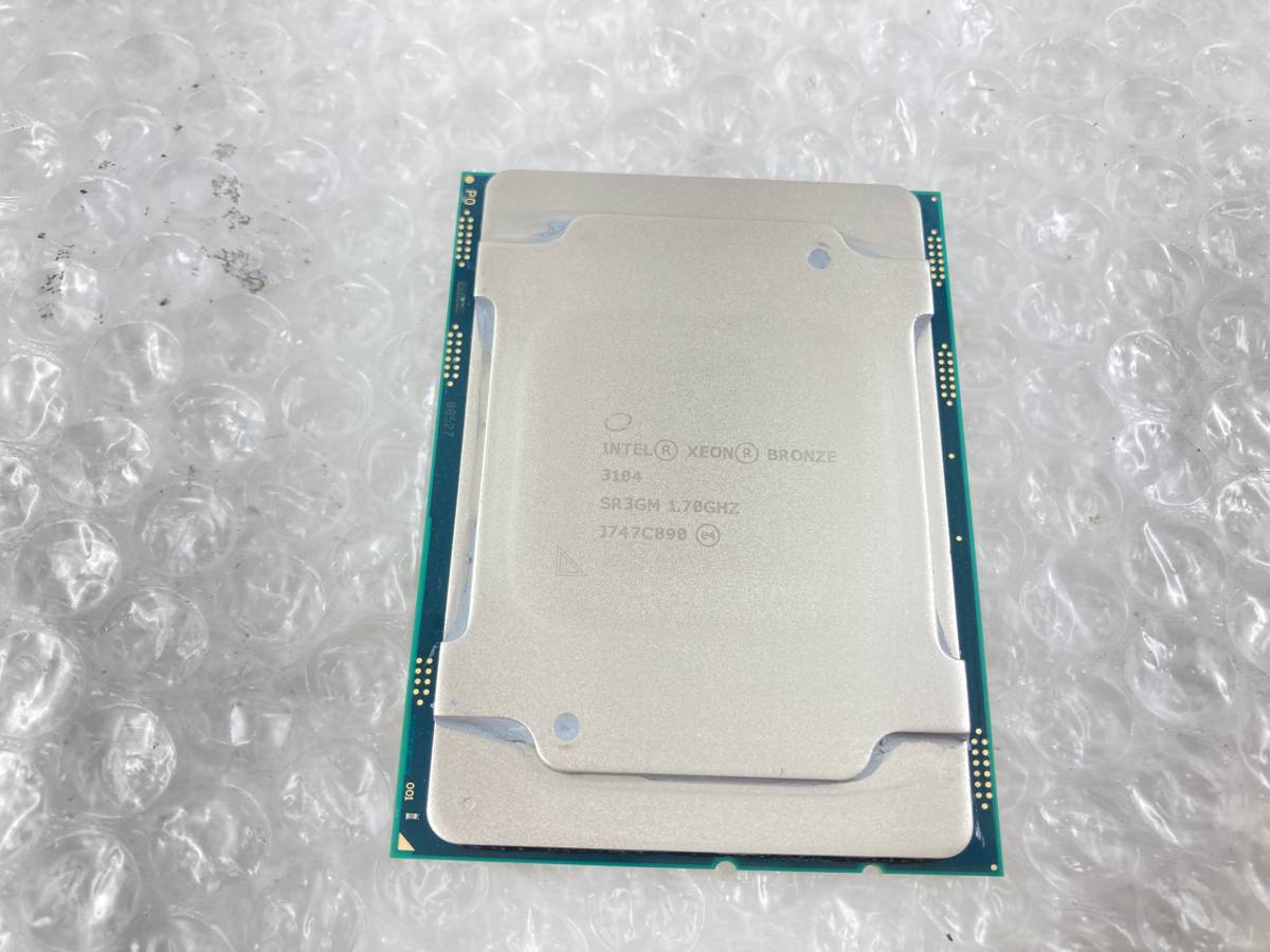 Intel Xeon Bronze 3104 1.70Ghz 6 Core 8.25MB LGA3647 CPU P/N: SR3GM