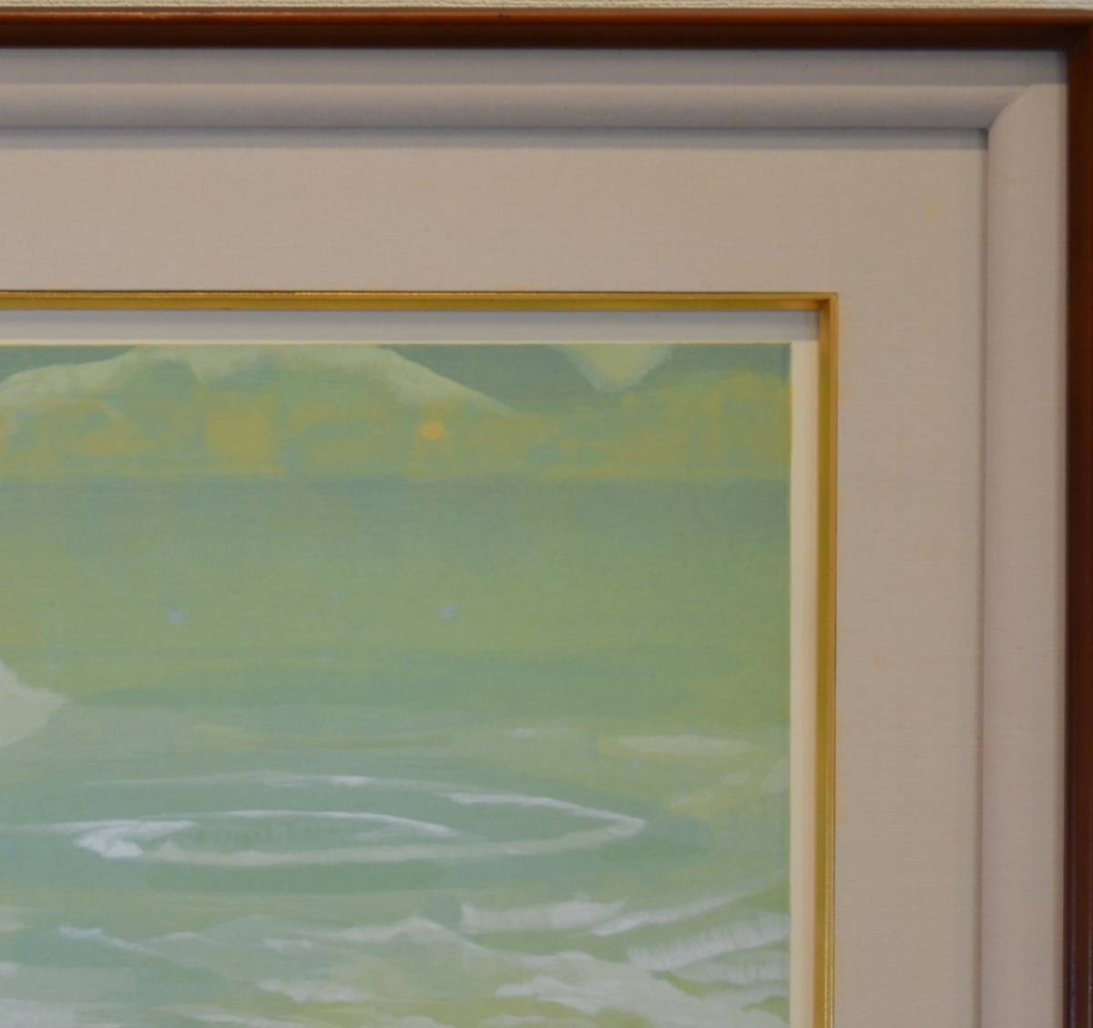 奥村土牛、鳴門、希少画集画、新品額装、状態良好
