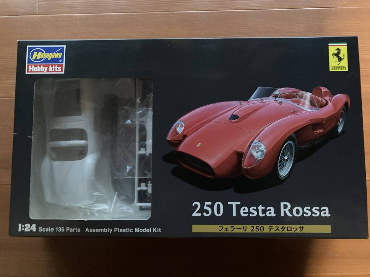 ハセガワ 1/24 フェラリー 250 テスタロッサ（ジャンク品） Yahoo!オークション -「フェラーリ250テスタロッサ」(自動車