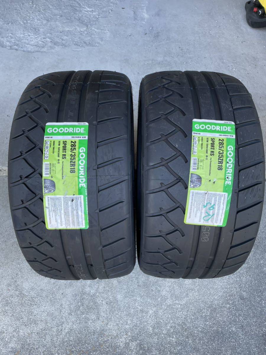 【未使用】GOODRIDE グッドライド スポーツRS ハイグリップ 最高の操縦性とグリップ性能を追求した高性能スポーツタイヤ 285/35