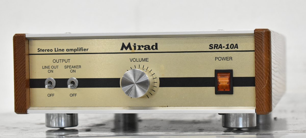 傷や汚れあり】Σm5693 中古 Mirad ミラード ステレオアンプ SRA