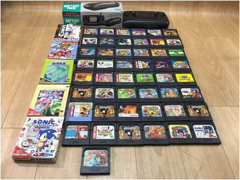 【全体的に状態が悪い】V6742S ★大量★SEGA GAME GEAR、HGG3210ビデオゲームシステム/BATTERY PACK