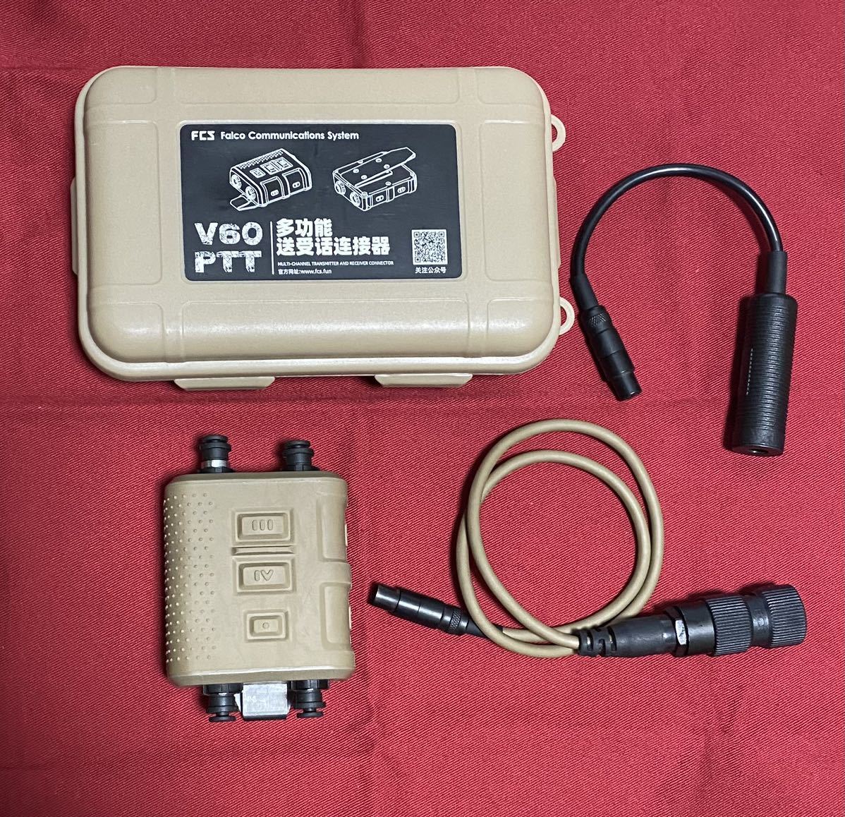 実物 INVISIO V60 PTT インビジオ ミリタリー