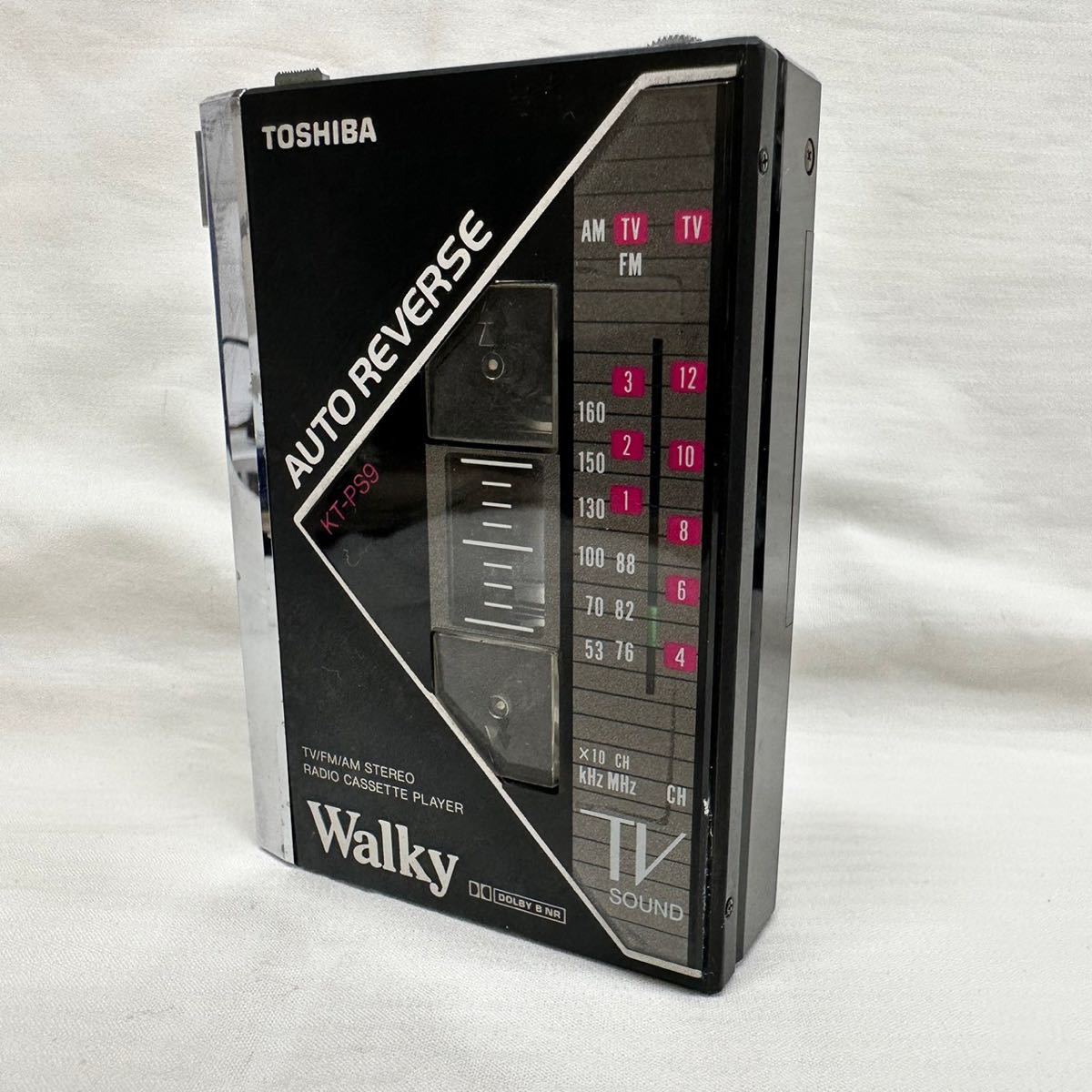 ◇TOSHIBA 東芝 Walky ウォーキー ポータブルカセットプレーヤー KT
