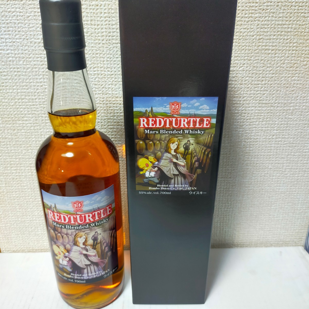 【目立った傷や汚れなし】レア マルス ウィスキー 本坊酒造 Red Turtle レッドタートル 未開封 終売品 検 マルス 酒ゃビッグ50