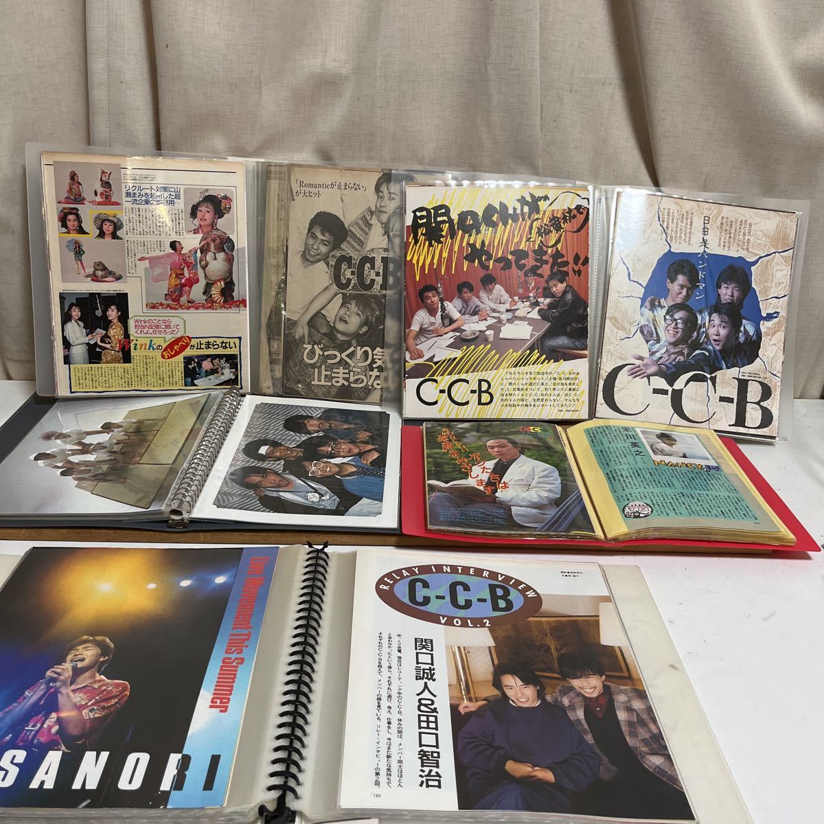 【目立った傷や汚れなし】CCB 切り抜き 渡辺英樹 関口誠人 笠浩二 田口智治 米川英之 昭和ミュージシャン レトロ 貴重 80年代 アイドル ...