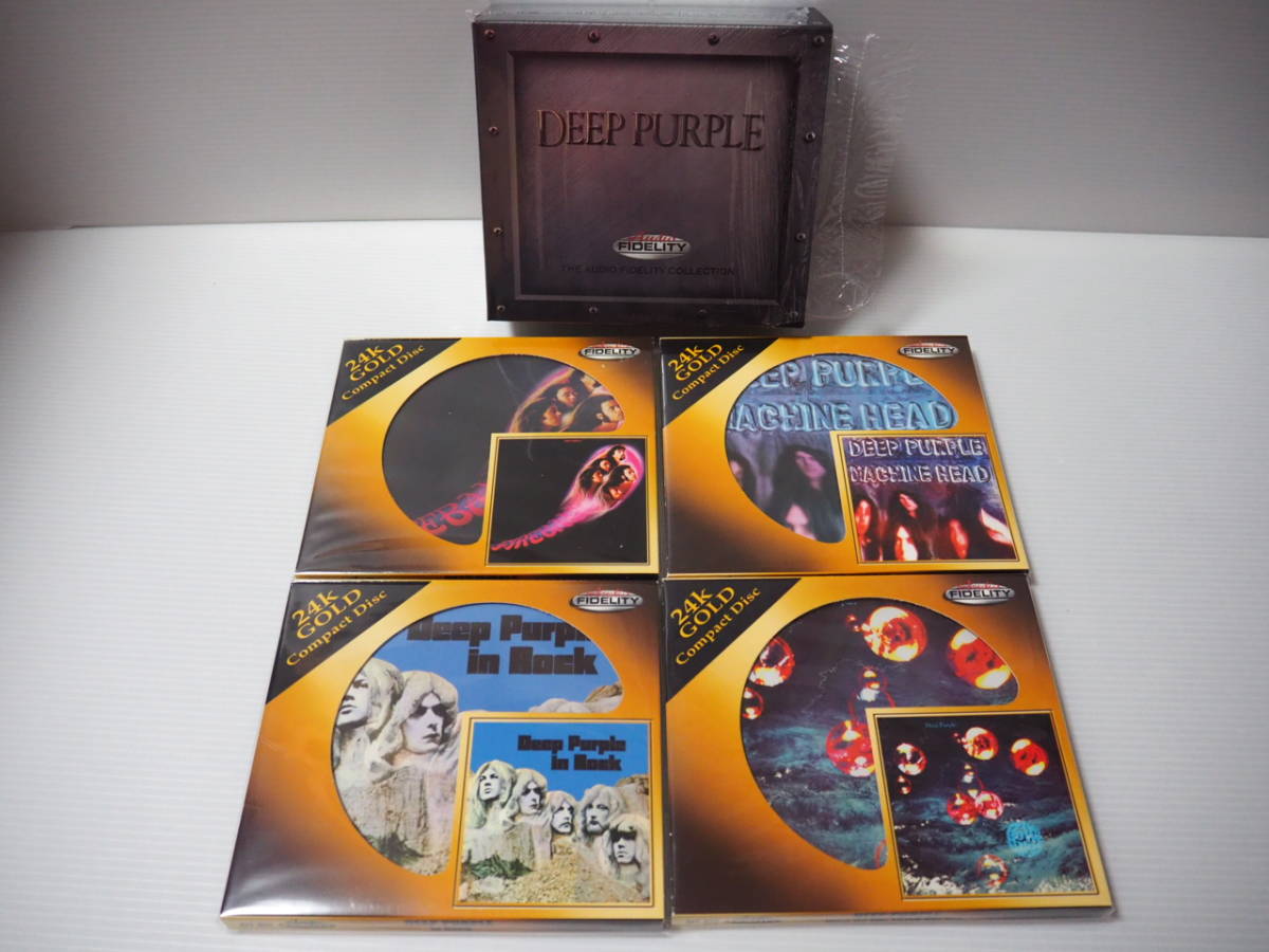 【目立った傷や汚れなし】【24K GOLD CD】ディープ・パープル DEEP PURPLE BOX SET 4タイトル Audio ...
